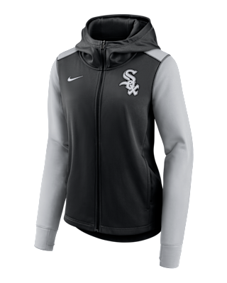 Женское худи Chicago White Sox Authentic Collection Nike Therma MLB Full-Zip Hoodie