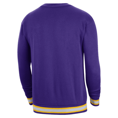 Los Angeles Lakers Courtside Men's Nike NBA Fleece Sweatshirt. Nike.com