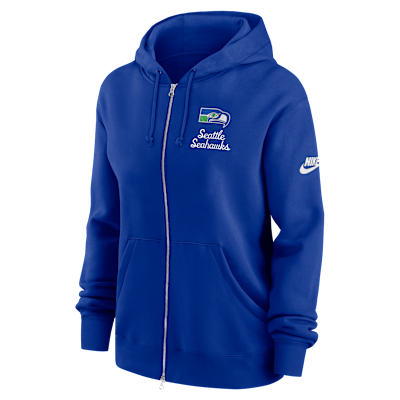 Seattle Seahawks Phoenix Rewind Women's Nike NFL Full-Zip Hoodie