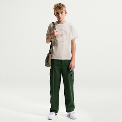 Playera para niños talla grande Nike Sportswear