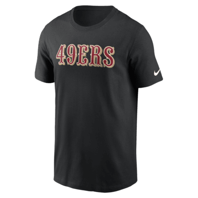 San Francisco 49ers Primetime Wordmark Essential Men's Nike NFL T-Shirt