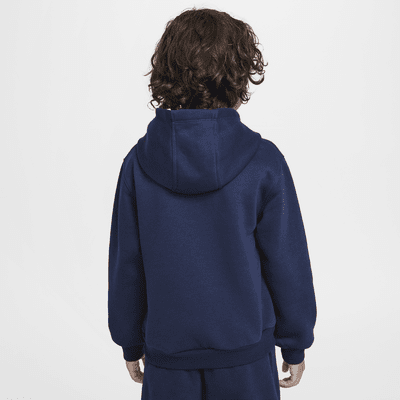 Sudadera con gorro sin cierre de tejido Fleece para preescolar Nike Sportswear Powder Play