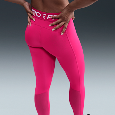 Damskie legginsy ze średnim stanem i wstawkami z siateczki Nike Pro