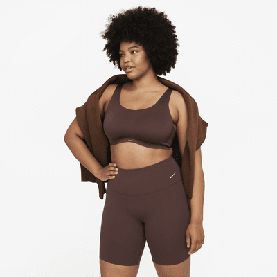 Shorts de ciclista de cintura alta de 20 cm con soporte suave para mujer Nike Zenvy