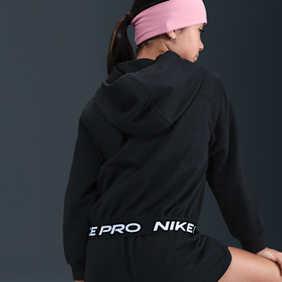 Sudadera con gorro de cierre completo Pro para niños talla pequeña Nike Dri-FIT Essentials
