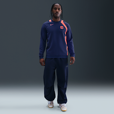 Playera de fútbol de cuello redondo Nike Total 90 del FC Barcelona alternativa para hombre
