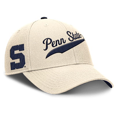 Penn State Nittany Lions Primetime Rise Gorra universitaria Nike ajustable para hombre