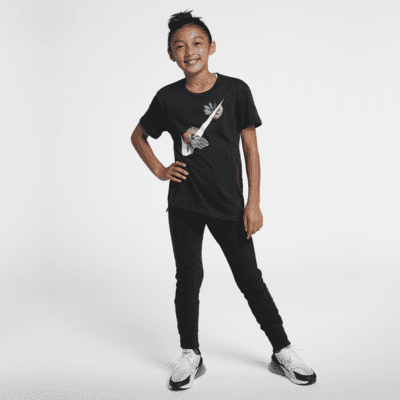 Nike Sportswear Older Kids' (Girls') Swoosh T-Shirt. Nike BG