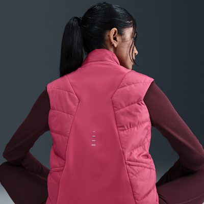Γυναικείο αμάνικο μπουφάν Therma-FIT για τρέξιμο Nike Swift