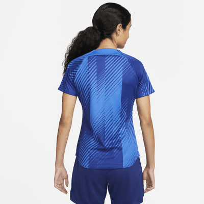 Playera de fútbol para antes del partido para mujer Nike Dri-FIT FC ...