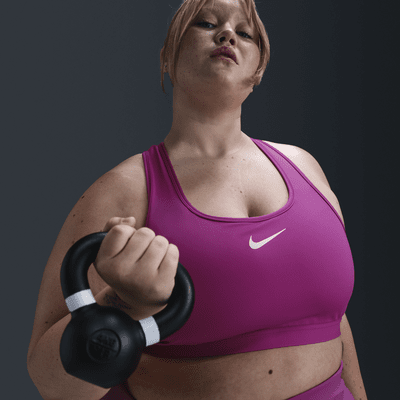 Nike Swoosh High-Support Women's Non-Padded Adjustable Sports Bra