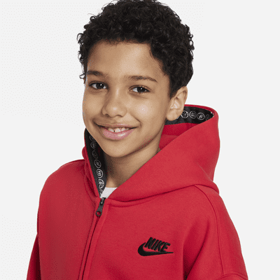 Nike Culture of Basketball Older Kids' (Boys') Full-Zip Hoodie. Nike ID