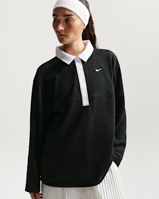 Женские Nike Sportswear Oversized Long-Sleeve Polo