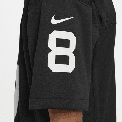 Joshua Jacobs Las Vegas Raiders Nike NFL-wedstrijdjersey voor kids