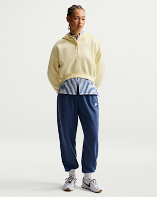 Женские  Nike Sportswear Club Fleece Mid-Rise Oversized Sweatpants