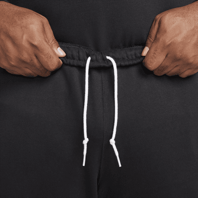 Nike Solo Swoosh Fleece-Hose mit offenem Saum für Herren