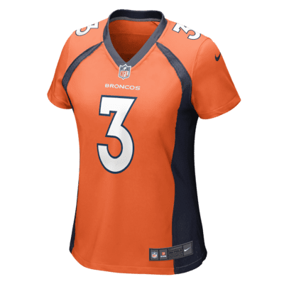 Women's Denver Broncos Russell Wilson Nike Orange Game Jersey