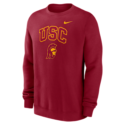 USC Arch Men's Nike College Pullover Crew