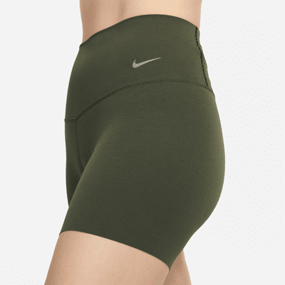 Nike Zenvy enyhe tartást adó, magas derekú, 13 cm-es női kerékpáros rövidnadrág