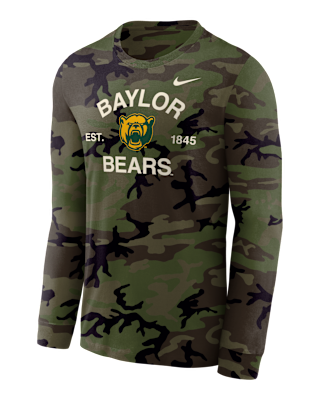 Мужская футболка Baylor Bears Legend Nike Dri-FIT Long-Sleeve