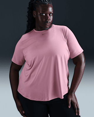 Женские шорты Nike One Classic Dri-FIT Short-Sleeve Top (Plus Size)