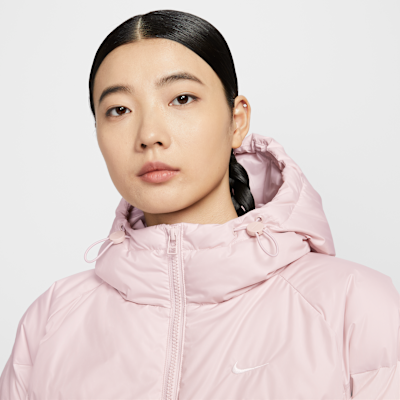 나이키 스포츠웨어 윈드푸퍼 여성 스톰 핏 루즈 후드 다운 패딩