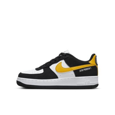 yellow and black nike air force 1