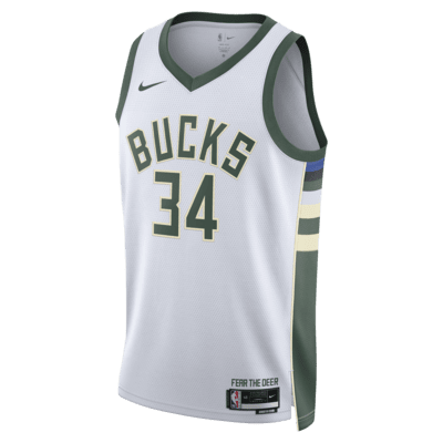 Jersey Nike Dri-FIT Milwaukee Bucks Association Edition 2022/23. Nike.com