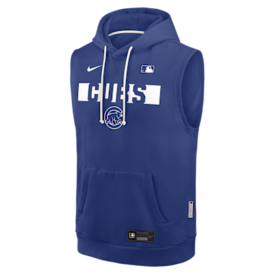 Chicago Cubs Authentic Collection Standard Issue Men's Nike Dri-FIT MLB Sleeveless Pullover Hoodie from Nike - $90