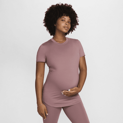 Nike (M) One Camiseta de manga corta con ajuste entallado Dri-FIT (Maternity) - Mujer