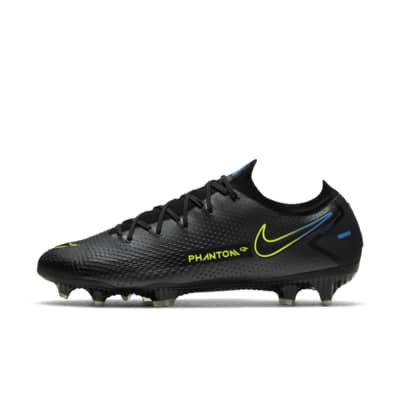 black and blue nike football boots