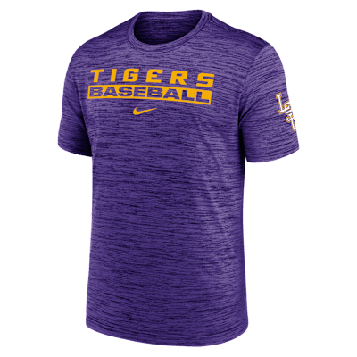 LSU Tigers Velocity Baseball Wordmark Stack