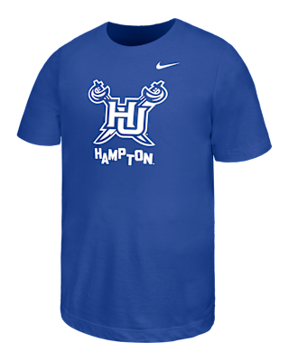 Детская футболка Nike College (Hampton University) Big Kids' Short-Sleeve