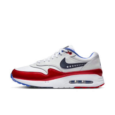 Air max red white on sale blue