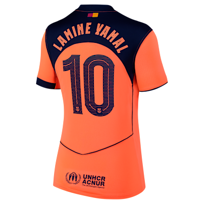 Lamine Yamal Barcelona 2025/26 Stadium Third Women's Nike Dri-FIT Soccer Jersey