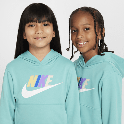 Sudadera con gorro para niños talla pequeña Nike Sportswear Club French Terry Pullover