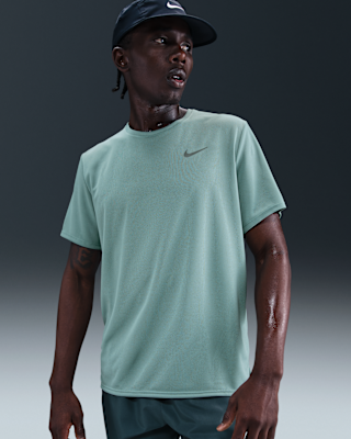 Мужские шорты Nike Miler Dri-FIT UV Short-Sleeve Top для бега
