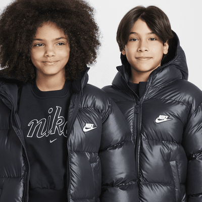 Nike Sportswear Heavyweight Synthetic Fill EasyOn Therma-FIT Repel ruimvallend jack met capuchon voor kids