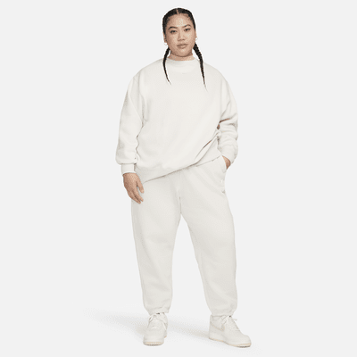 Nike Sportswear Phoenix Fleece oversized sweatshirt van fleece met ronde hals voor dames (Plus Size)