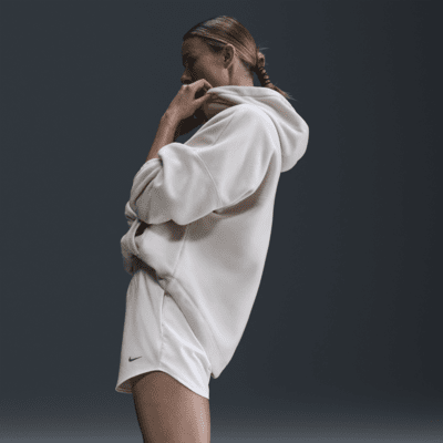 Nike One Therma-FIT oversized fleecehoodie voor dames