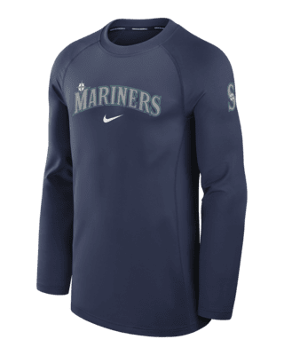 Мужская футболка Seattle Mariners Authentic Collection Game Time Nike Dri-FIT MLB Long-Sleeve