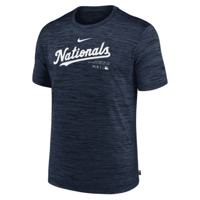 Washington Nationals Authentic Collection Practice Velocity Men's Nike Dri-FIT MLB T-Shirt