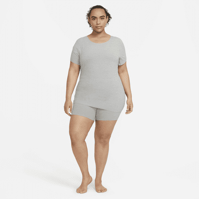 Nike Yoga Luxe Short Sleeve Women's Top (Plus Size). Nike.com