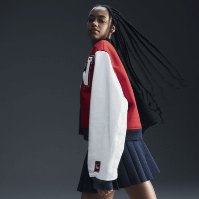 Nike Women by YOON Women's Oversized Varsity Jacket