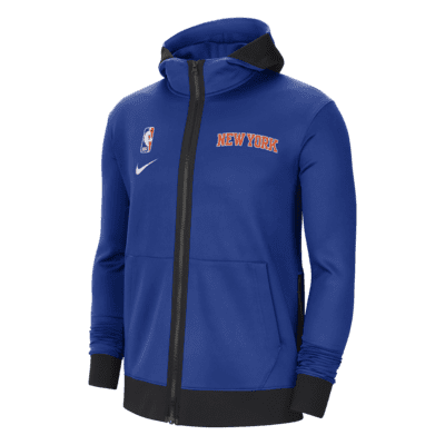 new york knicks nike therma flex showtime black