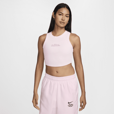 Nike Sportswear Chill Knit Women's Cropped Mini-Rib Tank Top