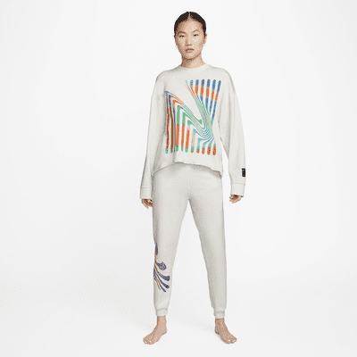 Nike Yoga Luxe A.I.R. Women's 7/8 High-Rise Fleece Joggers. Nike SG