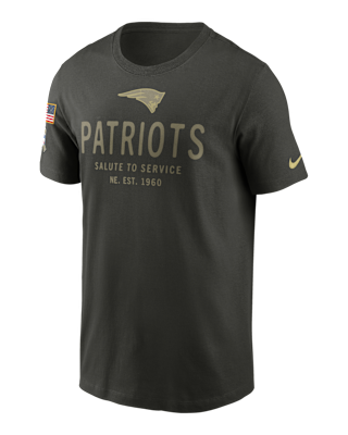 Мужская футболка New England Patriots Salute to Service Sideline Primary Edge Nike Dri-FIT NFL