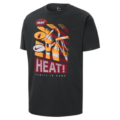 Miami Heat Courtside Nike NBA-T-shirt til mænd