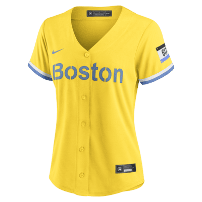 Camiseta de béisbol Replica para mujer MLB Boston Red Sox City Connect